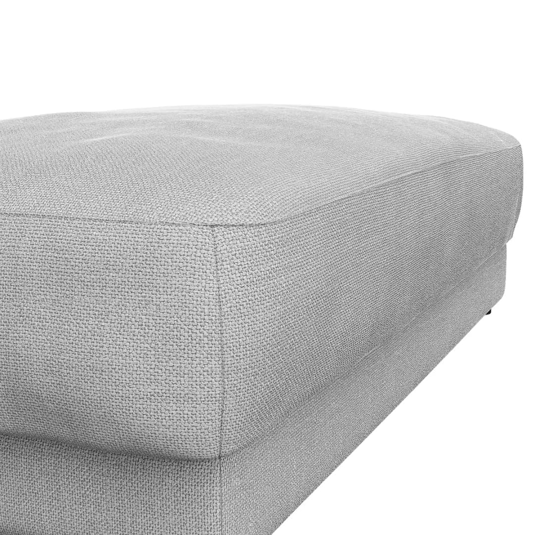 Polsterhocker Amila | Grau
