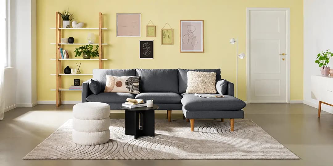 Ecksofa Saia | Grau