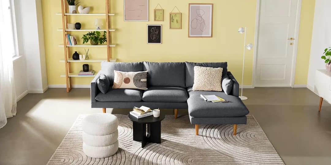 Ecksofa Saia | Grau