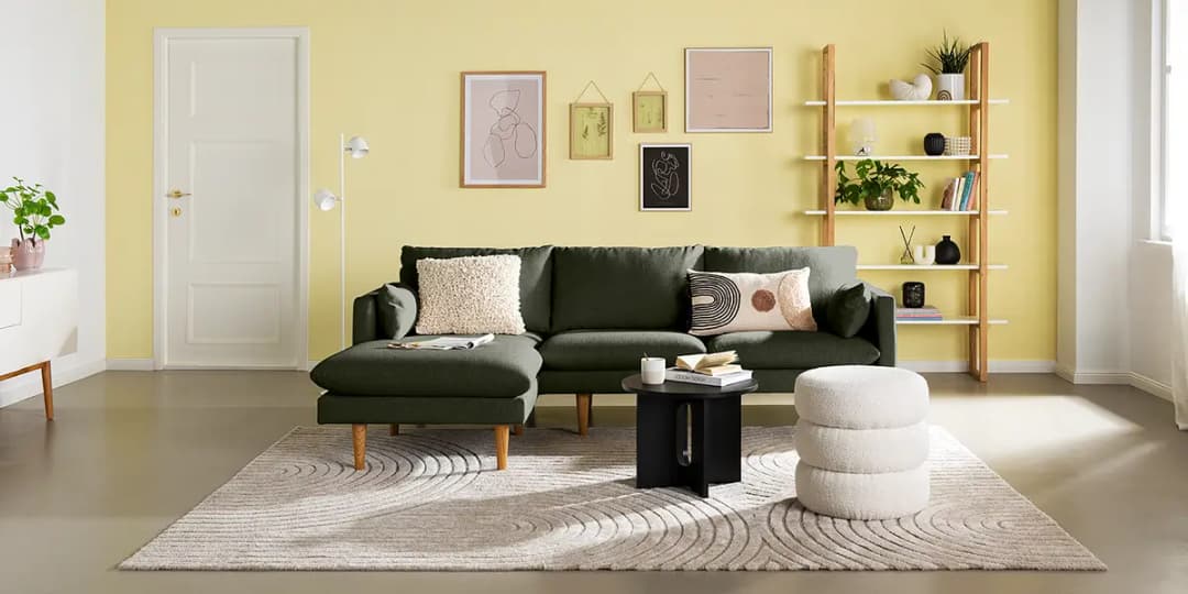 Ecksofa Saia | Grün