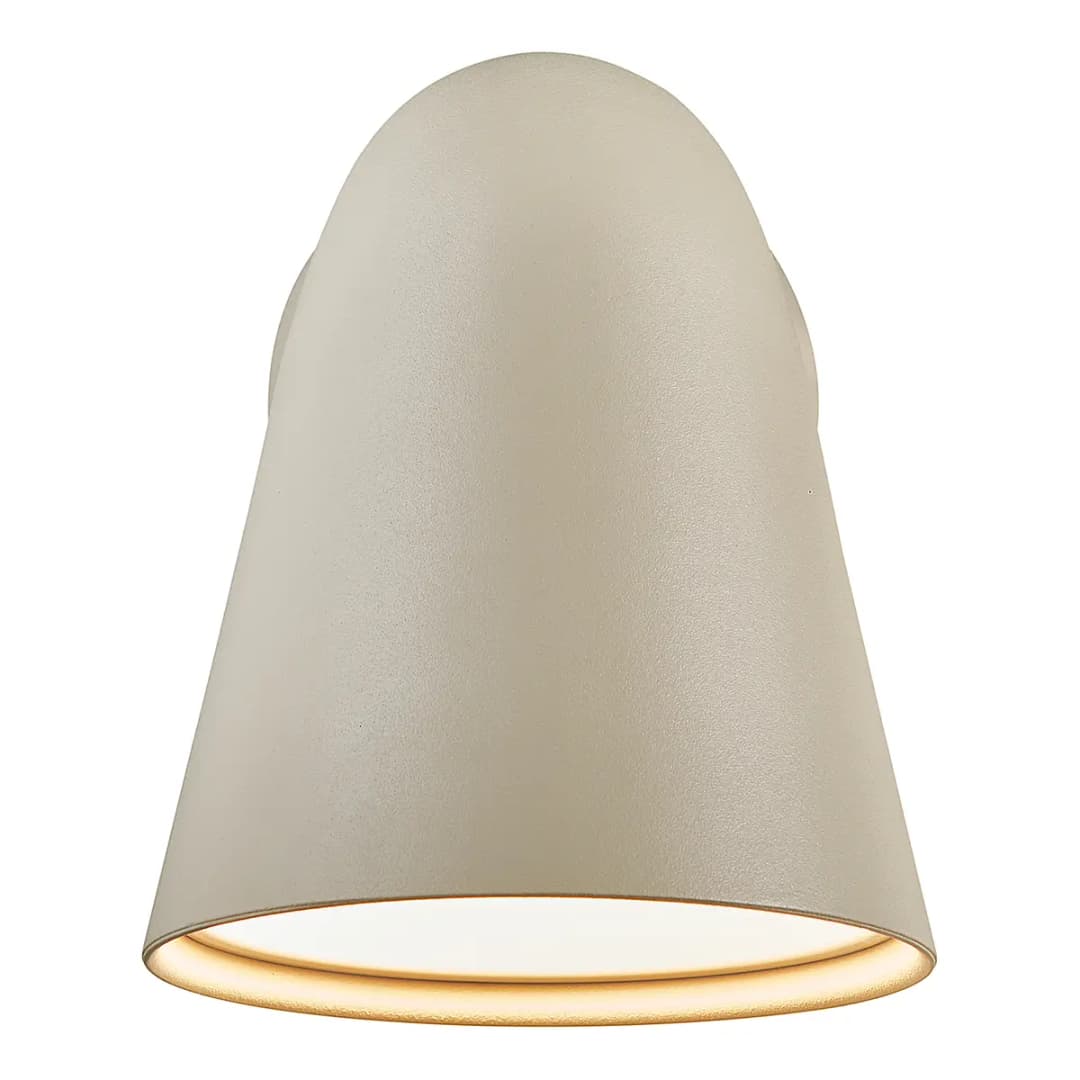 Wandleuchte Front Single Ø 12cm Beige/Beige | Beige