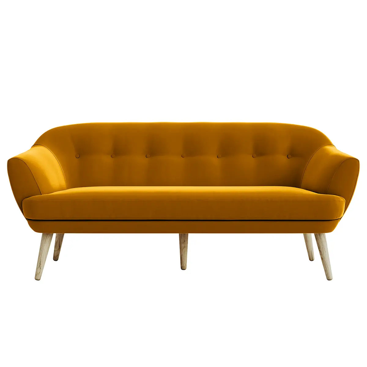 3-Sitzer Sofa Dosrius | Gelb