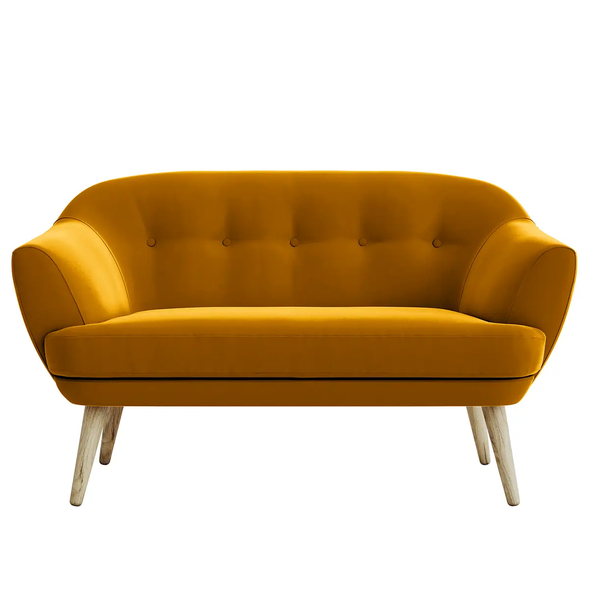 2-Sitzer Sofa Dosrius | Gelb