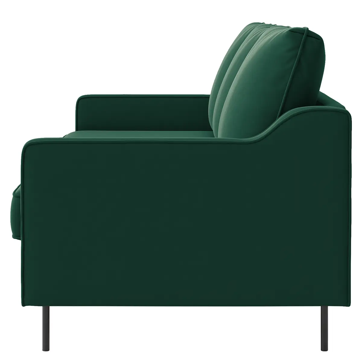 3-Sitzer Sofa Brocheros Grün Samt Ravi | Grün