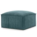 Polsterhocker Caborno | Blau