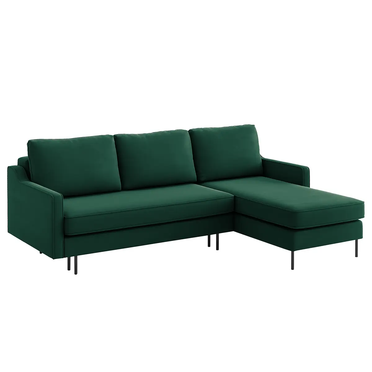 Ecksofa Brocheros | Grün