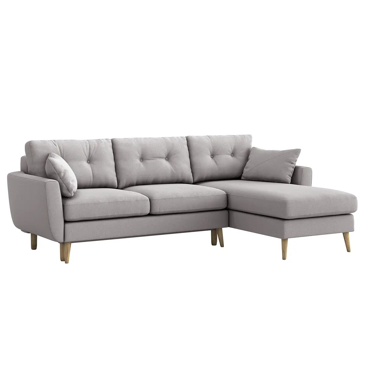 Ecksofa Foronda | Grau