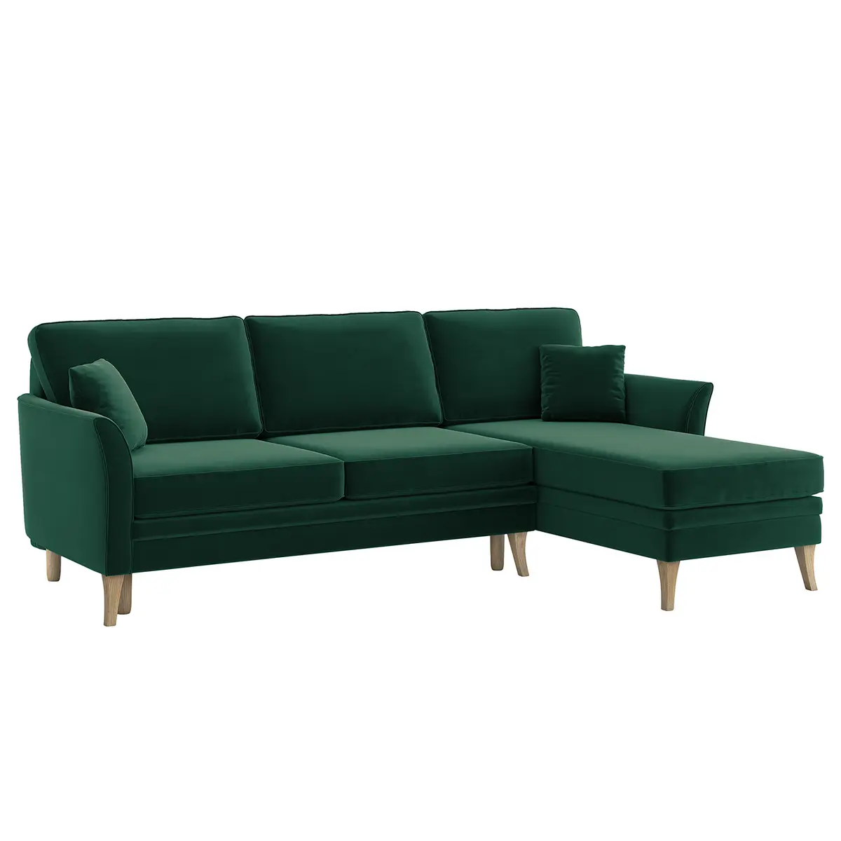 Ecksofa Estallo | Grün