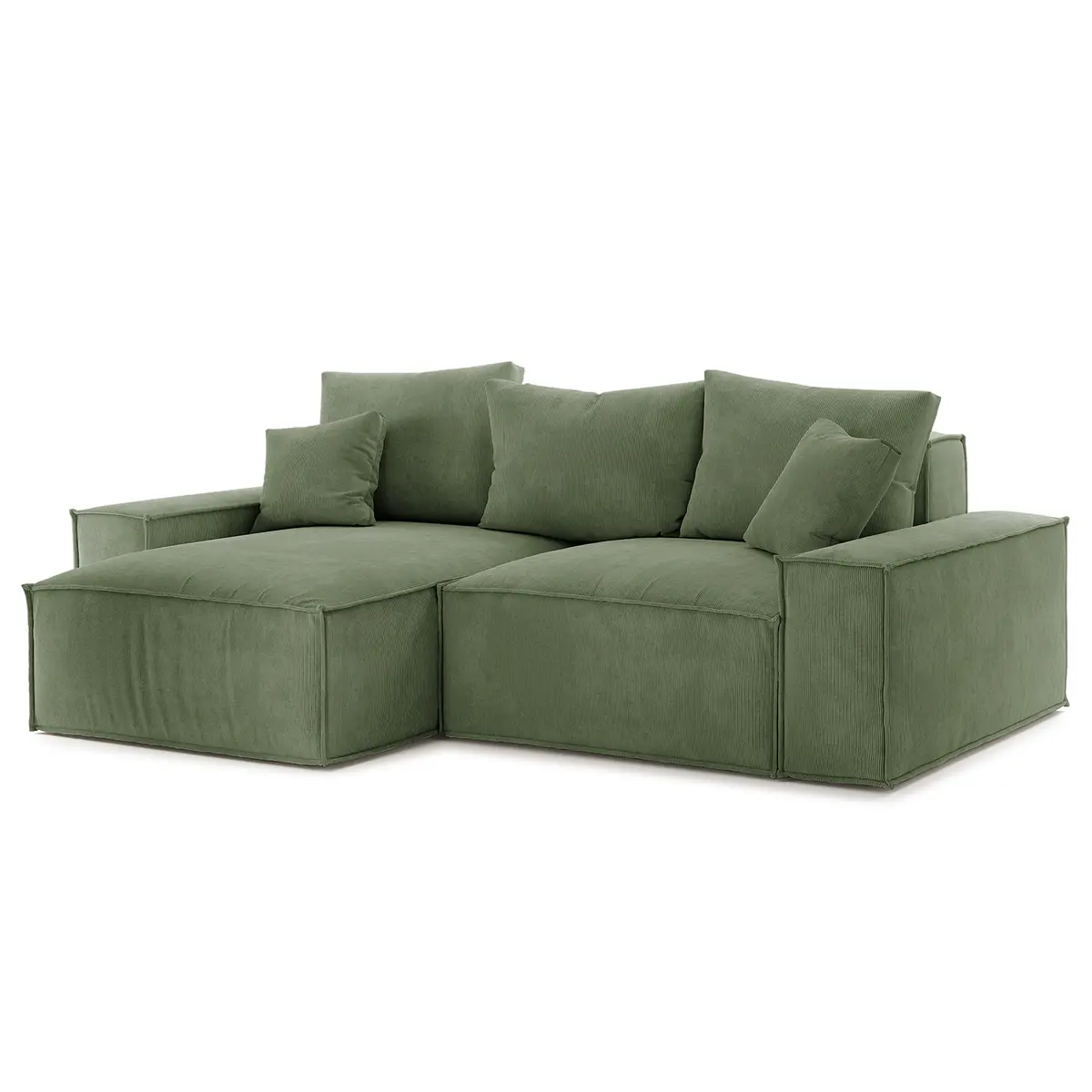 Ecksofa Caborno | Grün