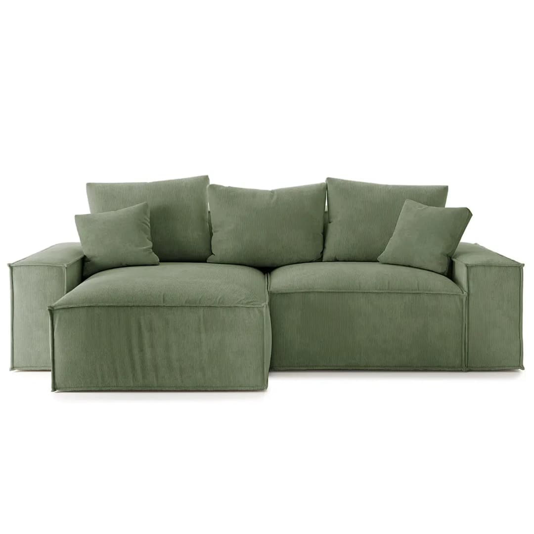 Ecksofa Caborno | Grün