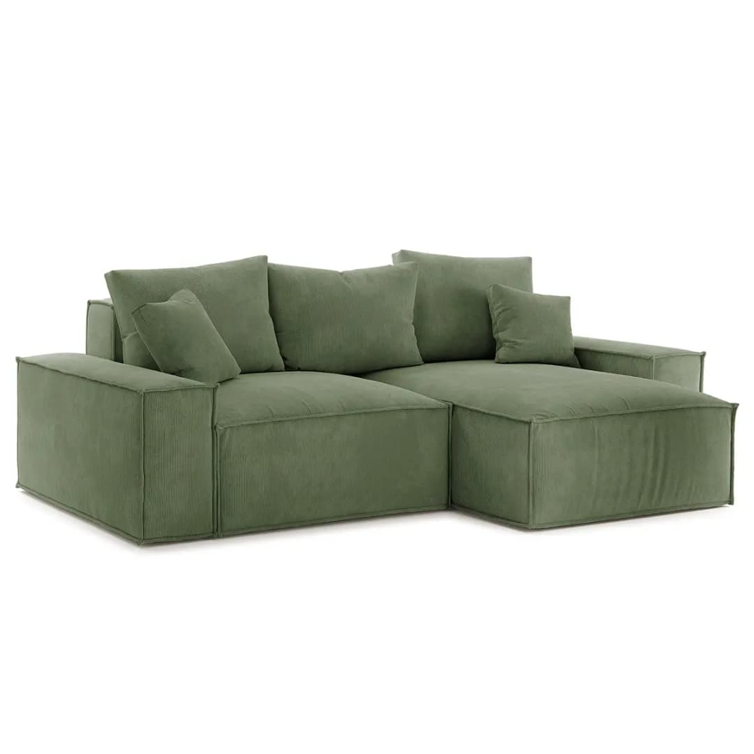 Ecksofa Caborno | Grün