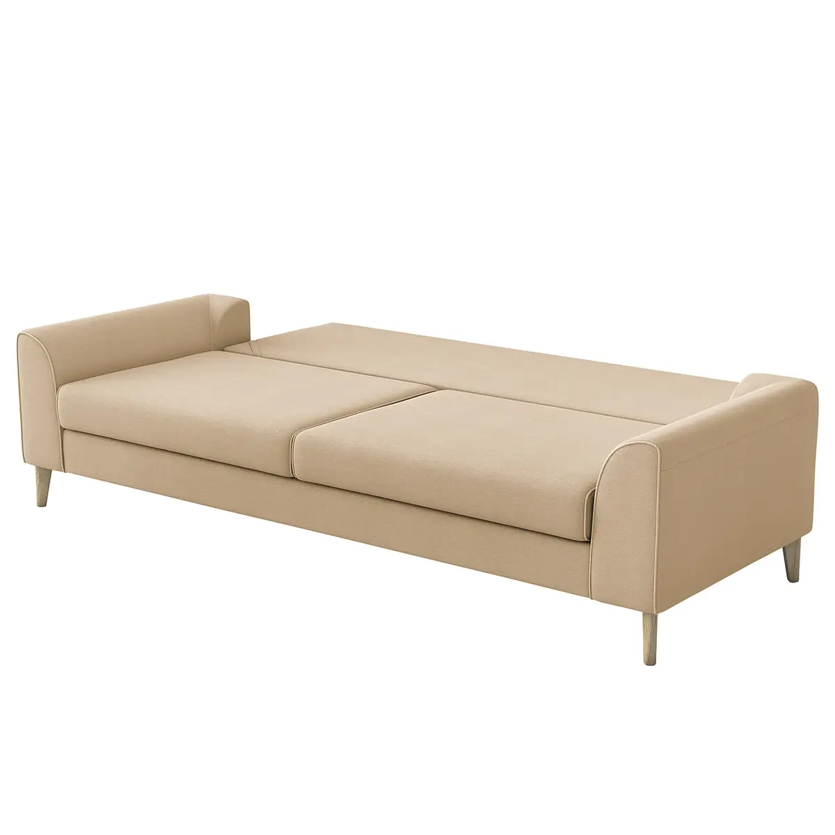 Schlafsofa Esturu Beige | Beige