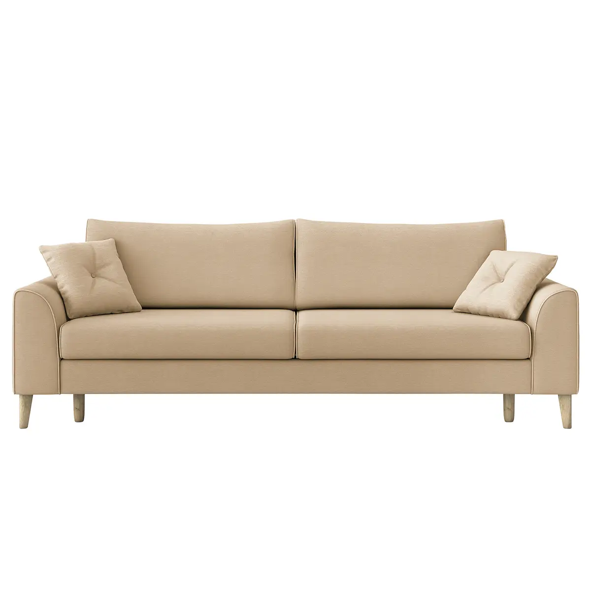 Schlafsofa Esturu Beige | Beige