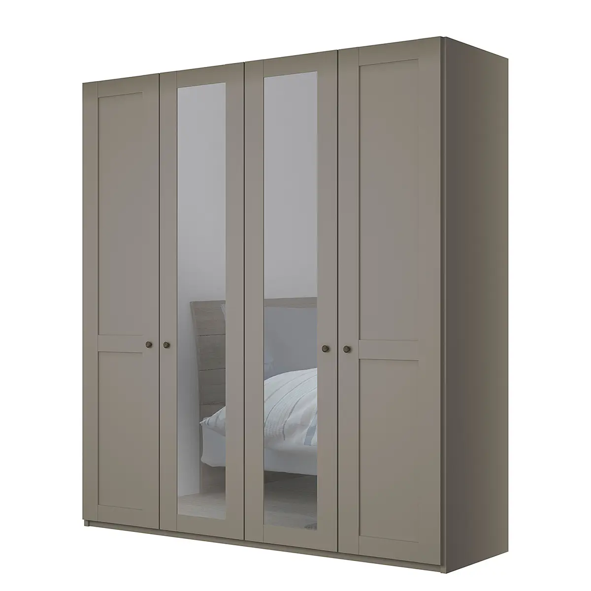 Drehtürenschrank | Grau