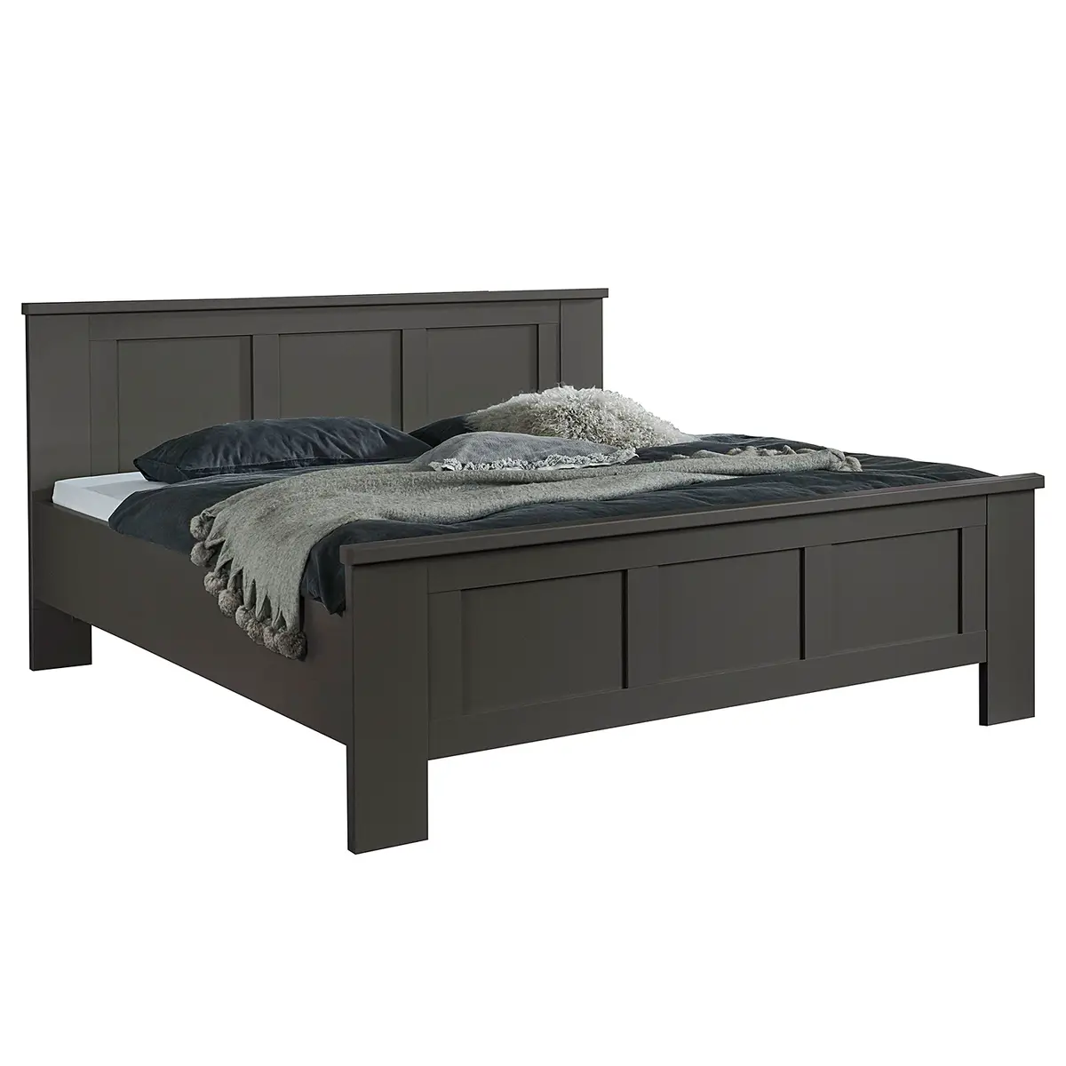 Bettgestell Marlow | Grau