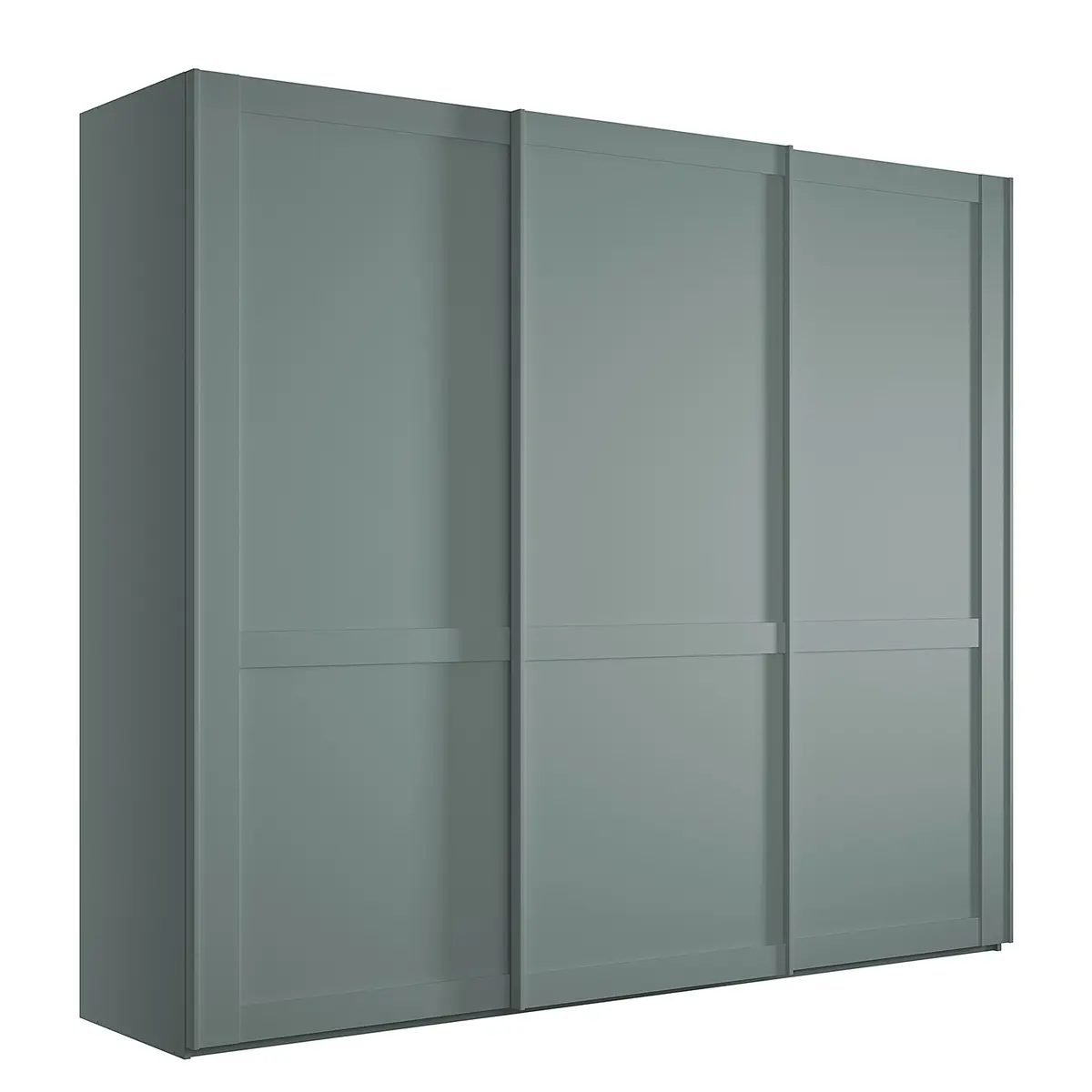 Schwebetürenschrank 246cm Grün/Lindgrün | Grün