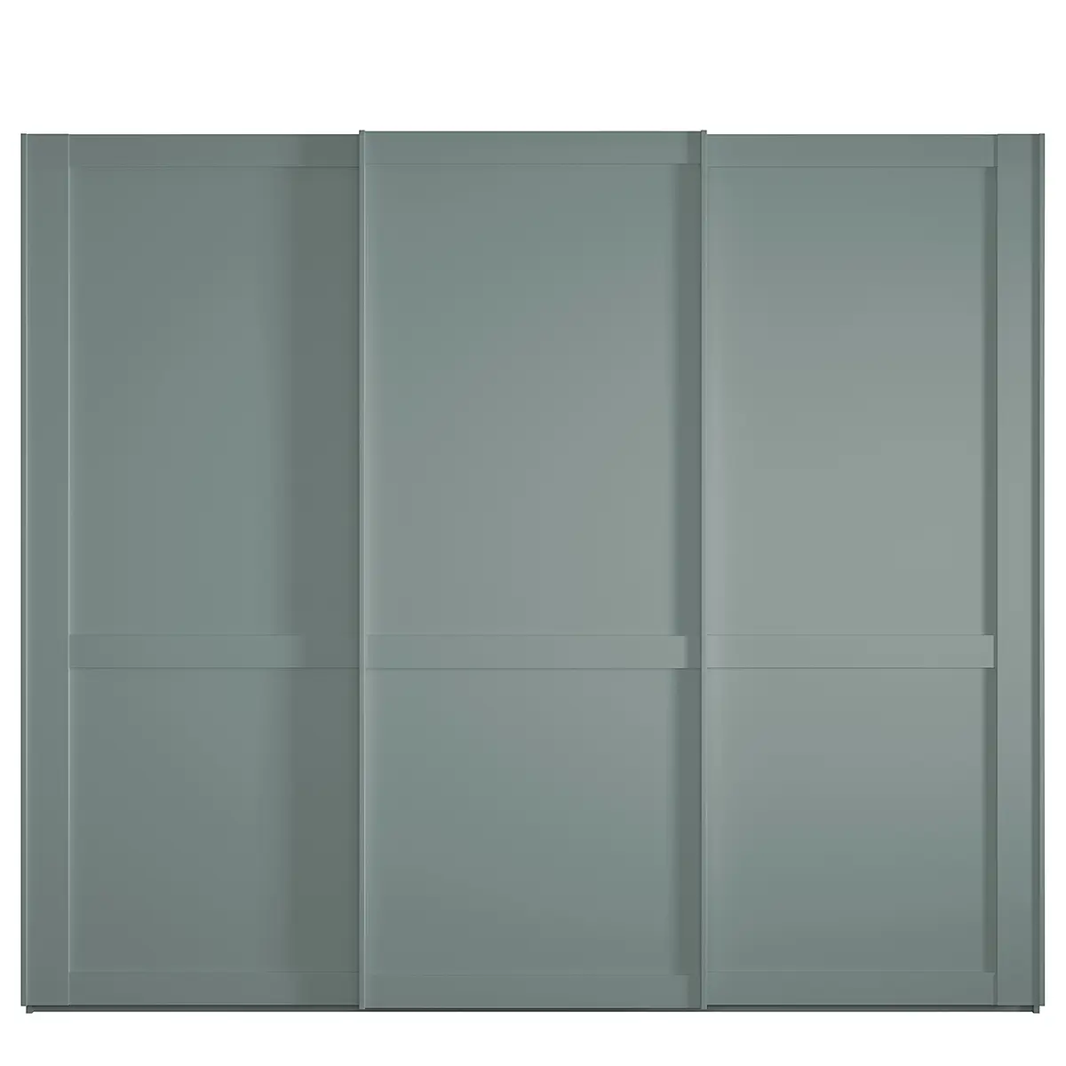 Schwebetürenschrank 246cm Grün/Lindgrün | Grün