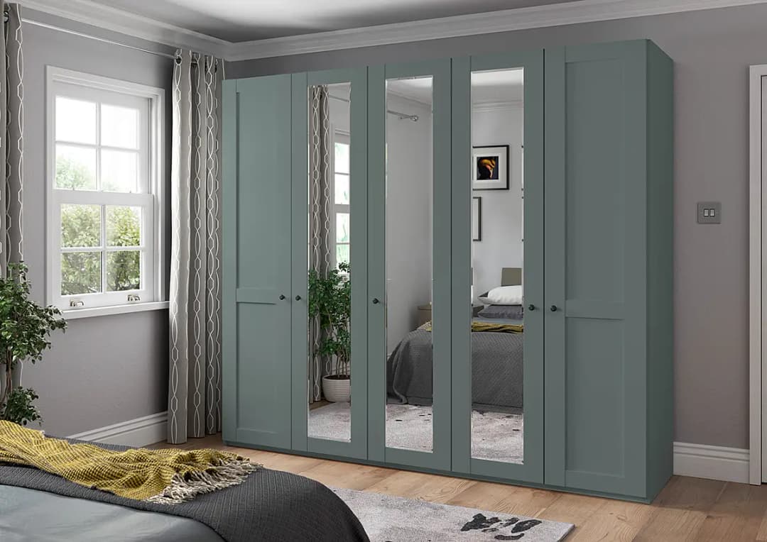Drehtürenschrank Marlow | Grün