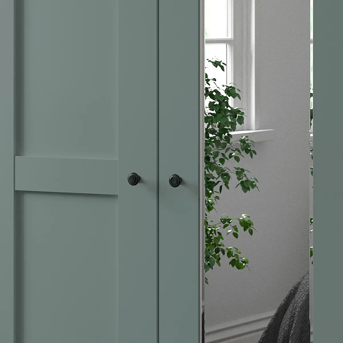 Drehtürenschrank Marlow | Grün