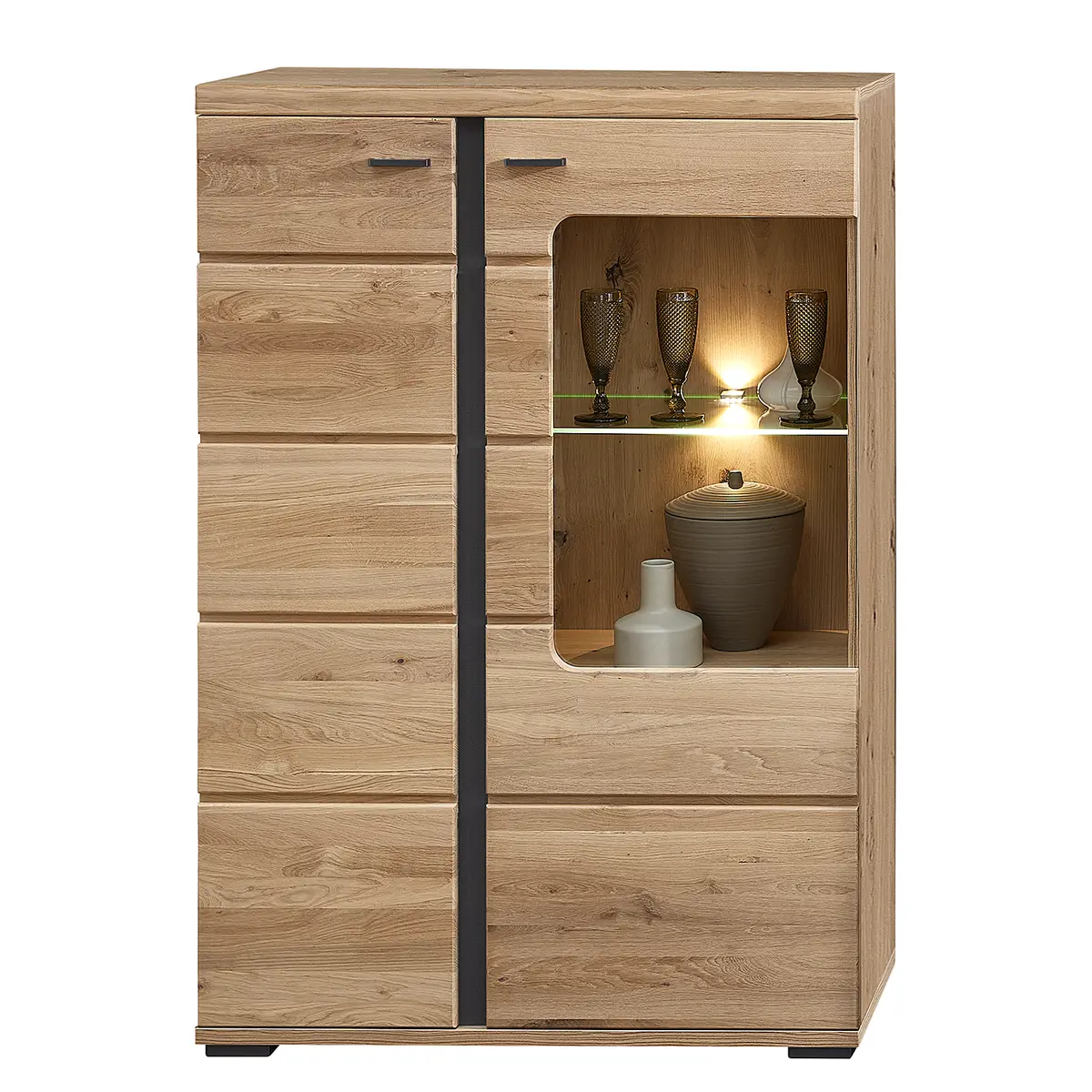 Beleuchtetes Highboard | Braun