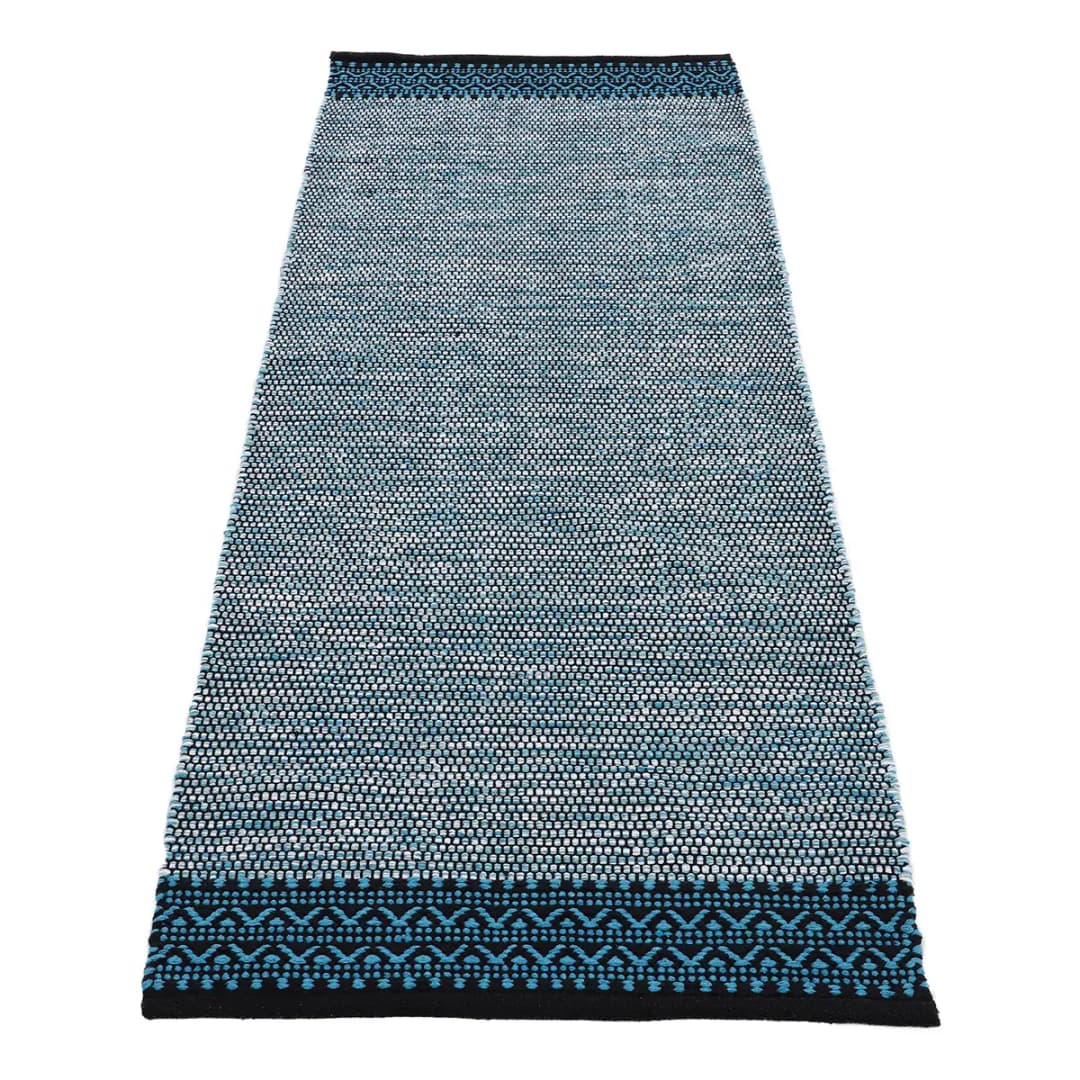 Läufer Kelim Mia | Blau