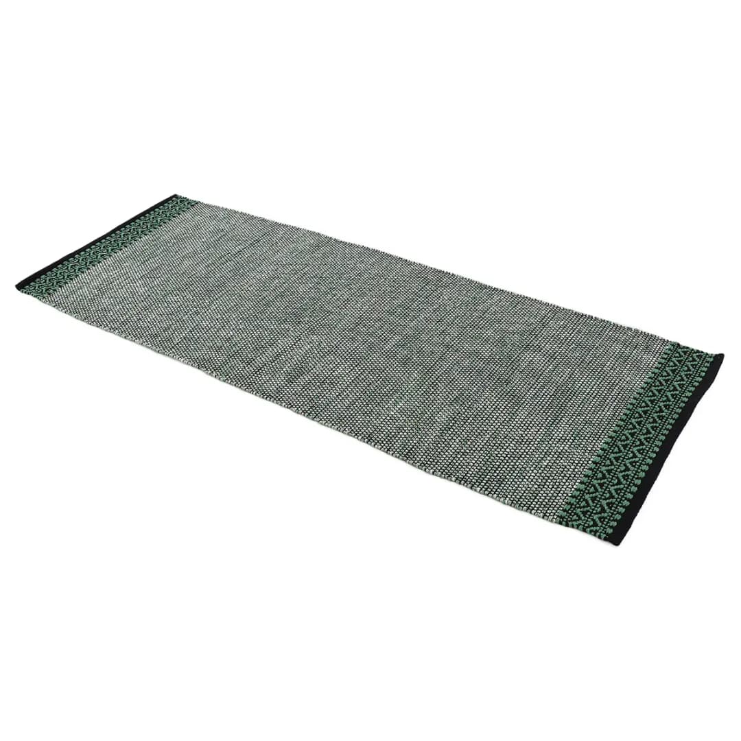 Läufer Kelim Mia 80 x 400cm Grün/Grün | Grün