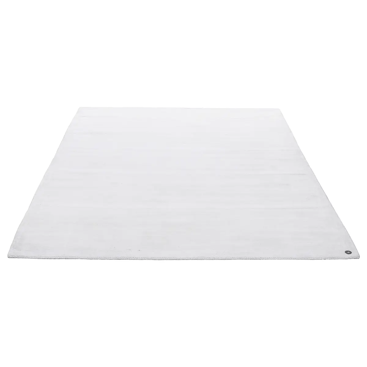 Kurzflorteppich Weiß/Weiß 250 x 350cm Flachgewebe | Weiß