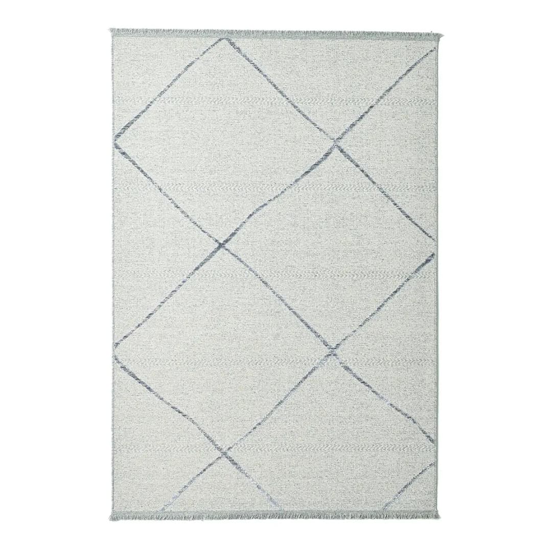 Wollteppich Grau/Lichtgrau 240 x 340cm Mischgewebe | Grau
