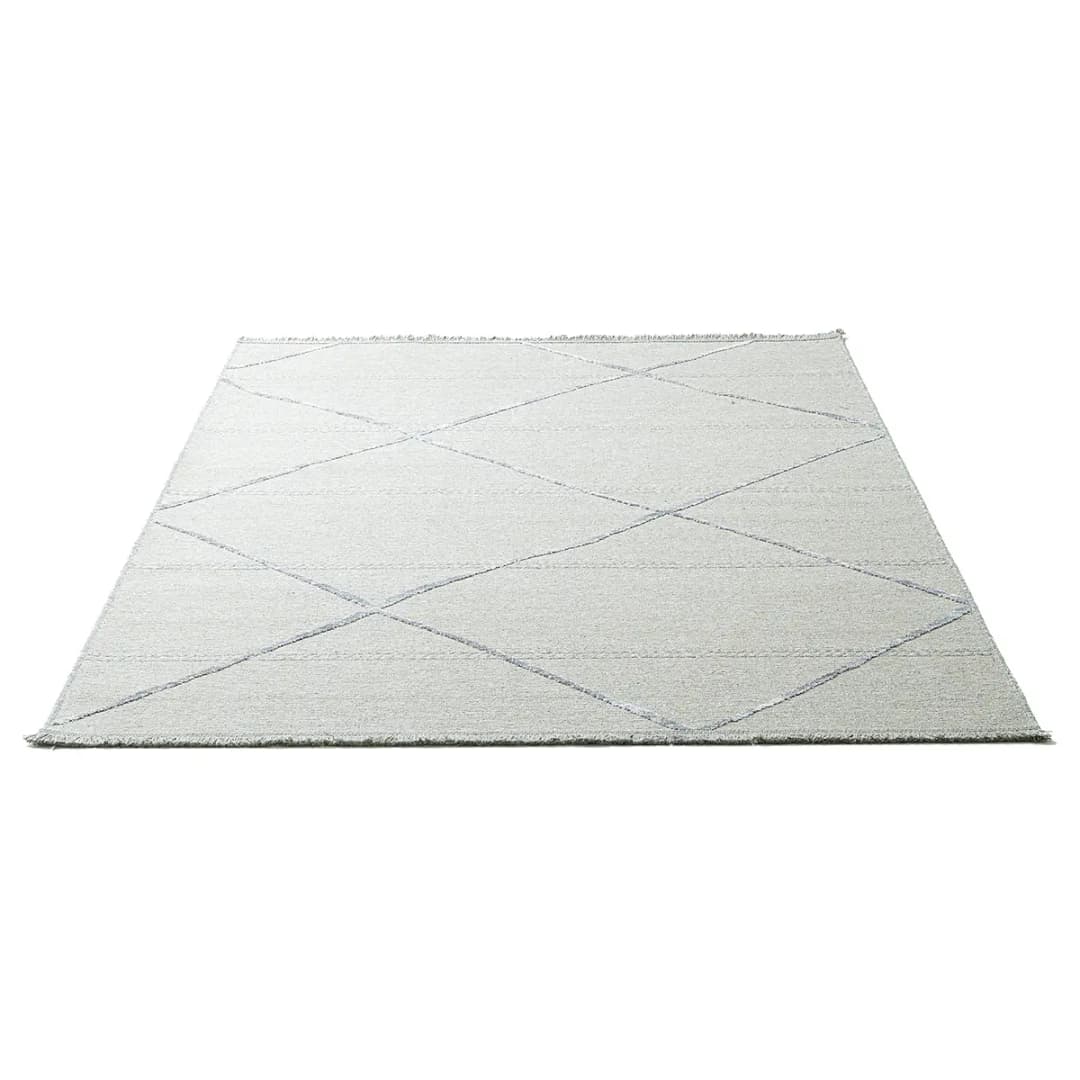 Wollteppich Grau/Lichtgrau 240 x 340cm Mischgewebe | Grau