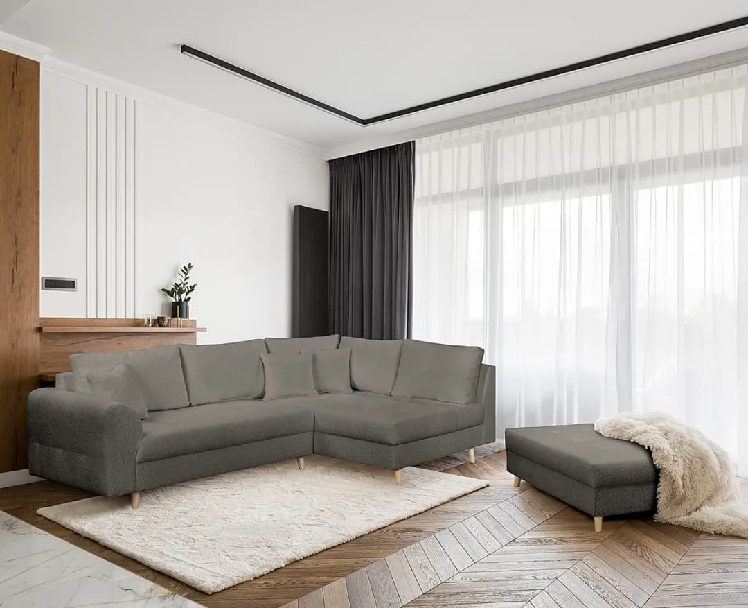 Ecksofa Meyford | Beige