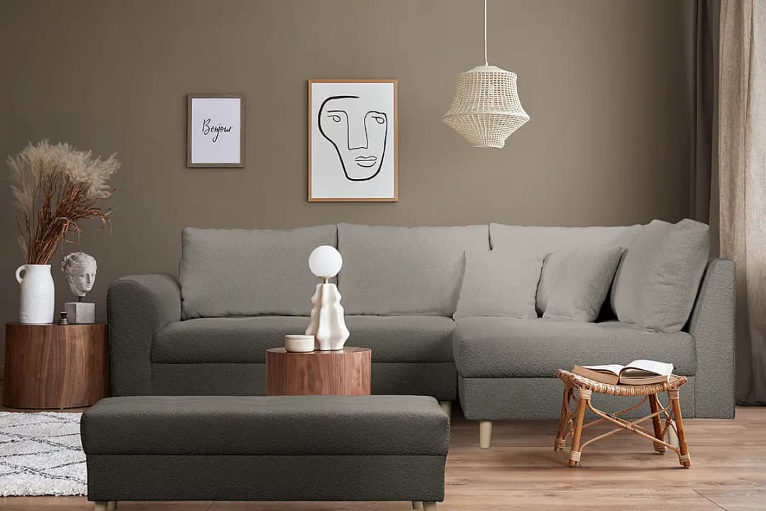 Ecksofa Meyford | Beige