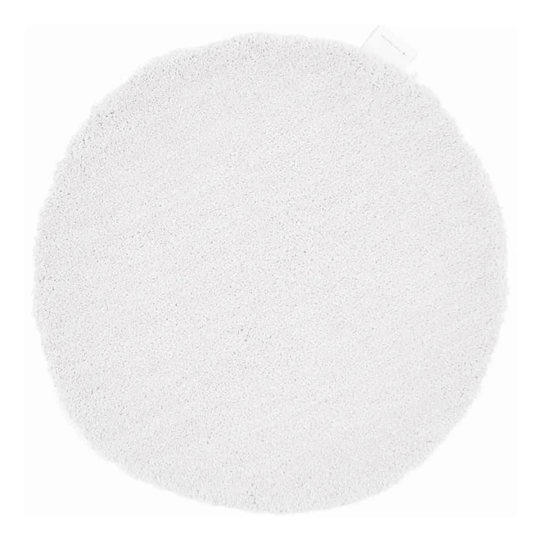 Badvorleger Cozy Bath Uni Rund Ø 60cm Weiß | Weiß