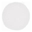Badvorleger Cozy Bath Uni Rund Ø 60cm Weiß | Weiß