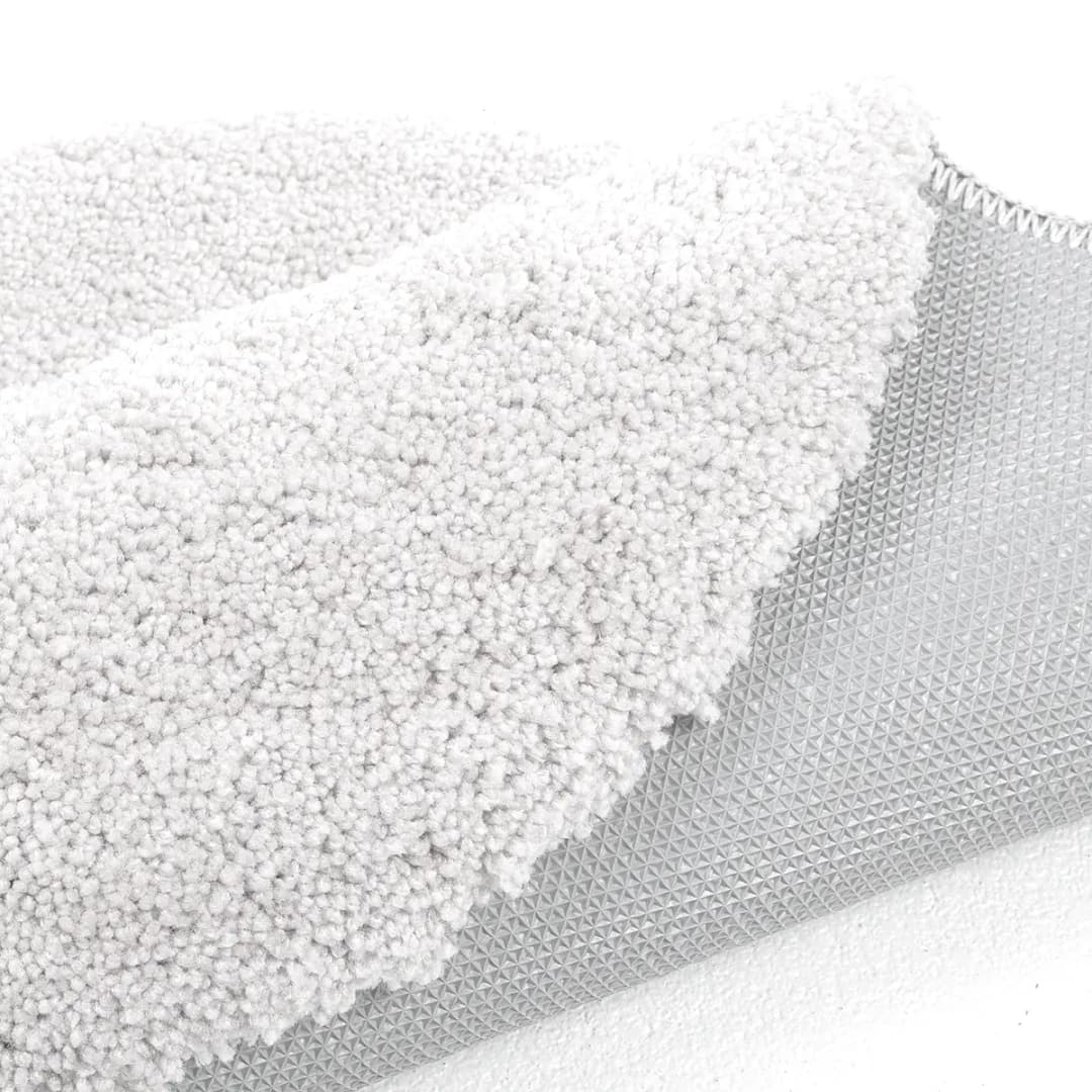Badvorleger Cozy Bath Uni Rund Ø 90cm Weiß/Weiß | Weiß