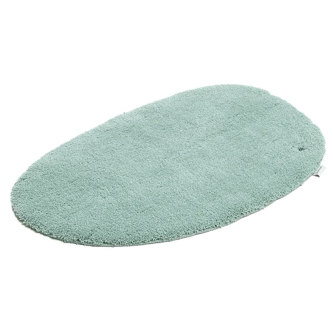 Badvorleger Cozy Bath Uni Oval 60 x 2 x 100cm Grün/Mint | Grün