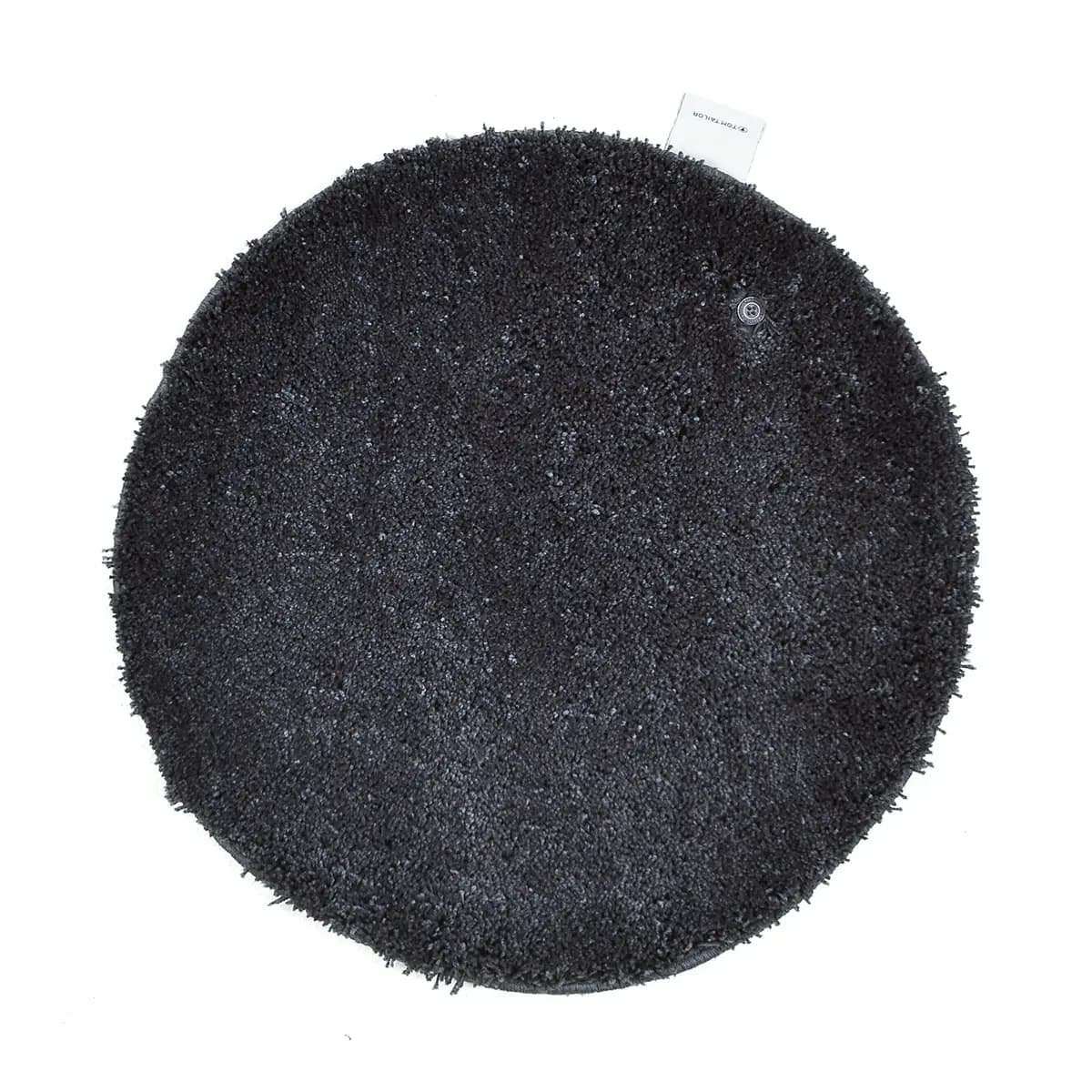 Badvorleger Cozy Bath Uni Rund | Schwarz