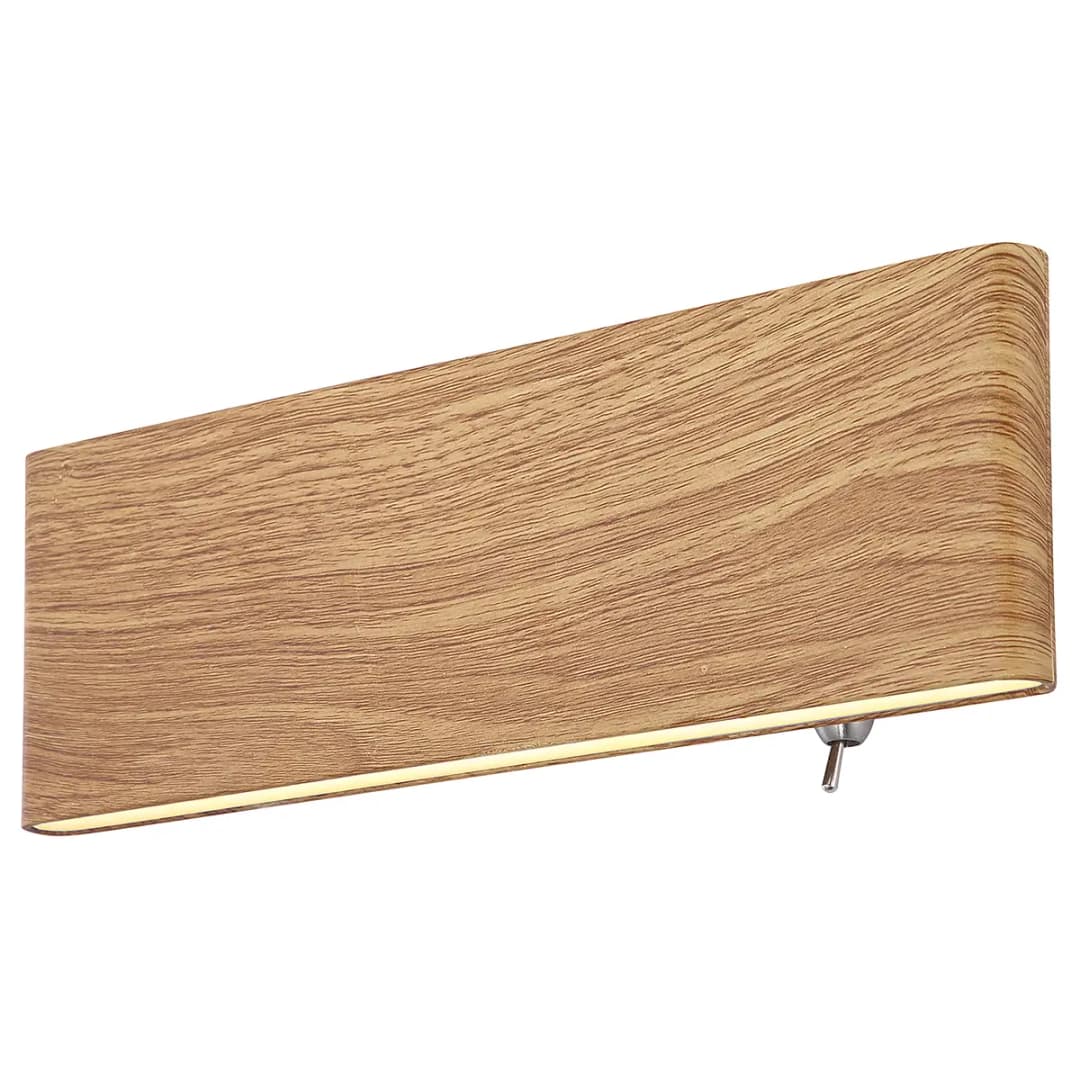 LED-Wandleuchte Siegfried | Braun