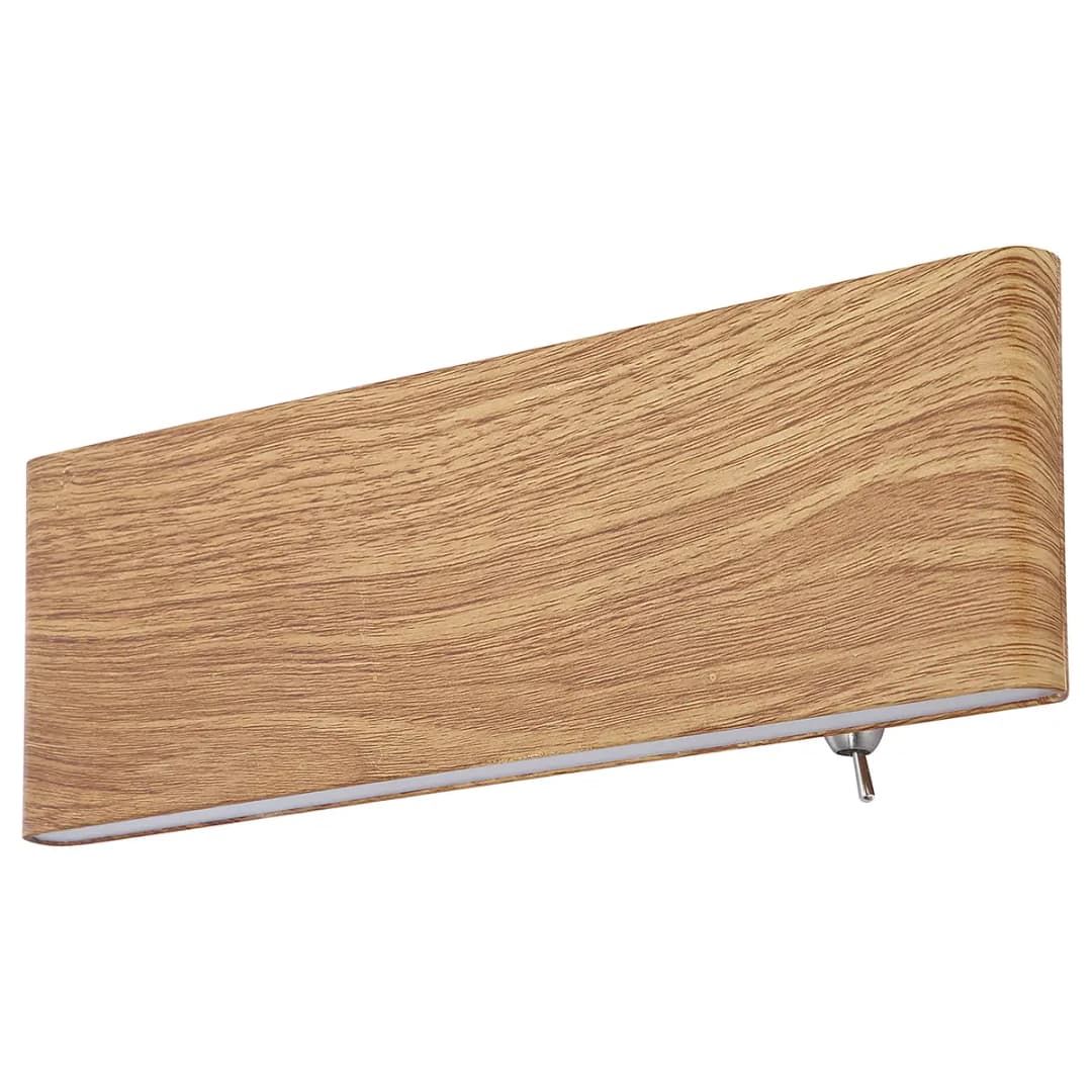 LED-Wandleuchte Siegfried | Braun