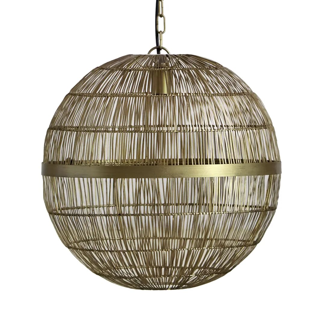 Pendelleuchte Hermi Typ J Ø 40cm Messing | Gold