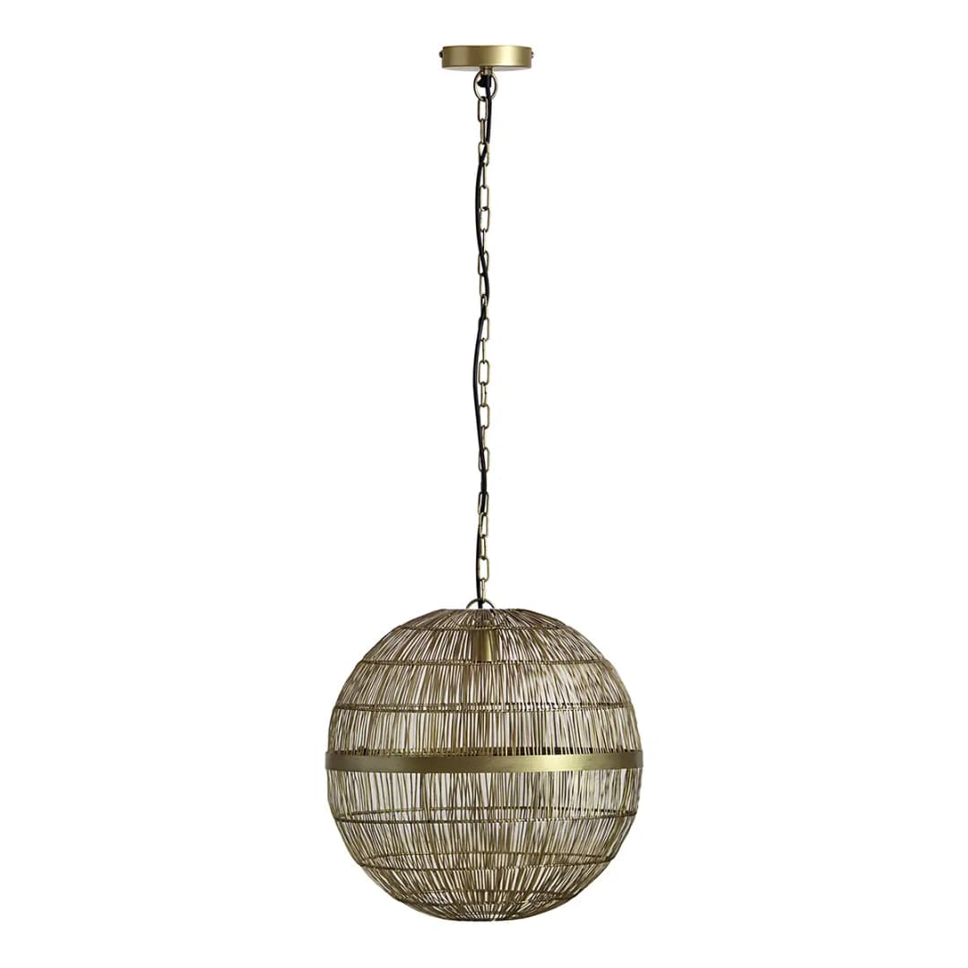 Pendelleuchte Hermi Typ J Ø 40cm Messing | Gold