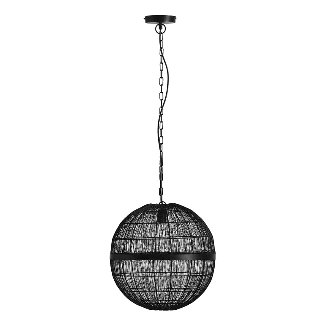 Pendelleuchte Hermi Typ G Ø 40cm Schwarz | Schwarz