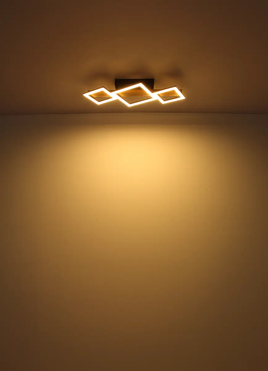 LED-Deckenleuchte Dustin | Schwarz