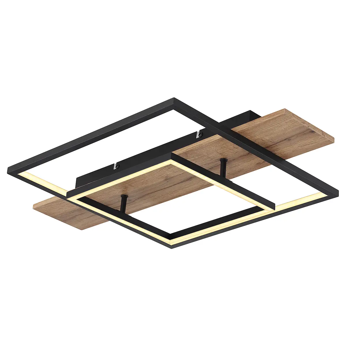 LED-Deckenleuchte Vanni | Schwarz