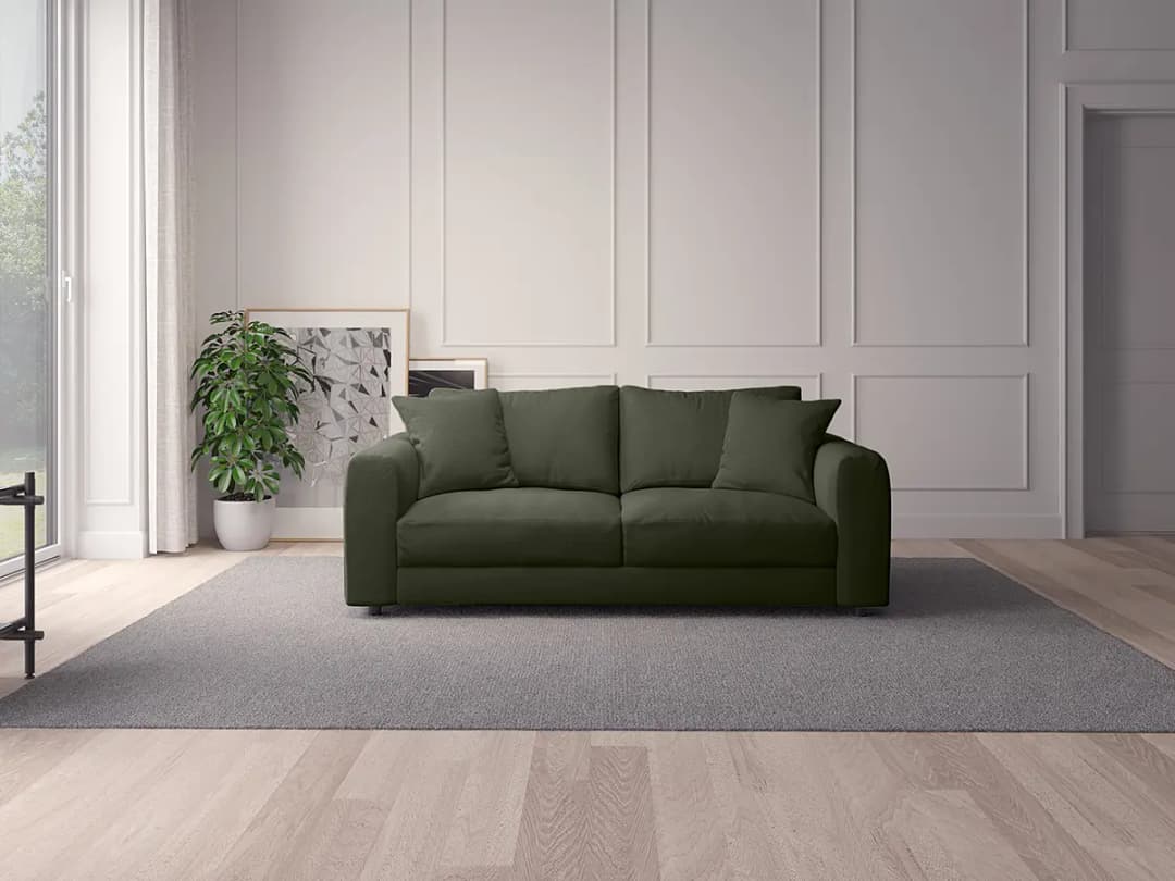 2,5-Sitzer Sofa Saia | Grün