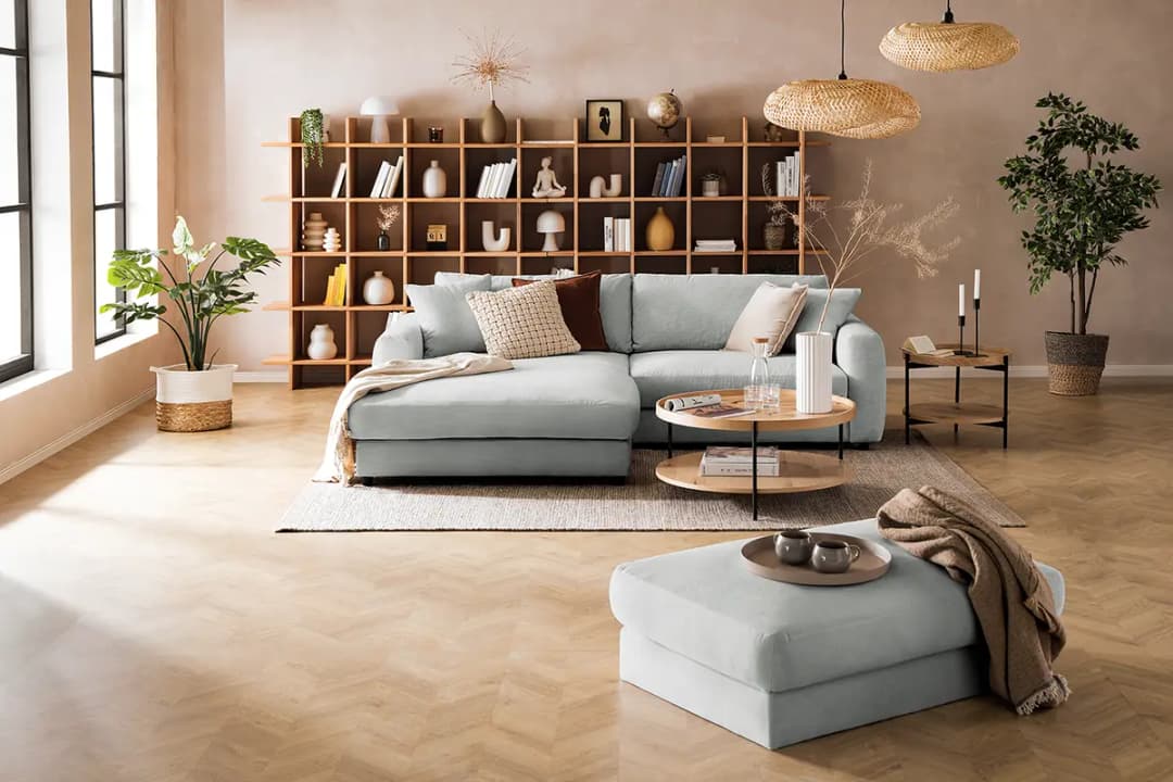 Ecksofa Snor | Grau