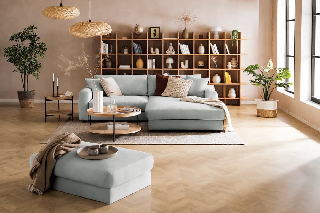 Ecksofa Snor | Grau