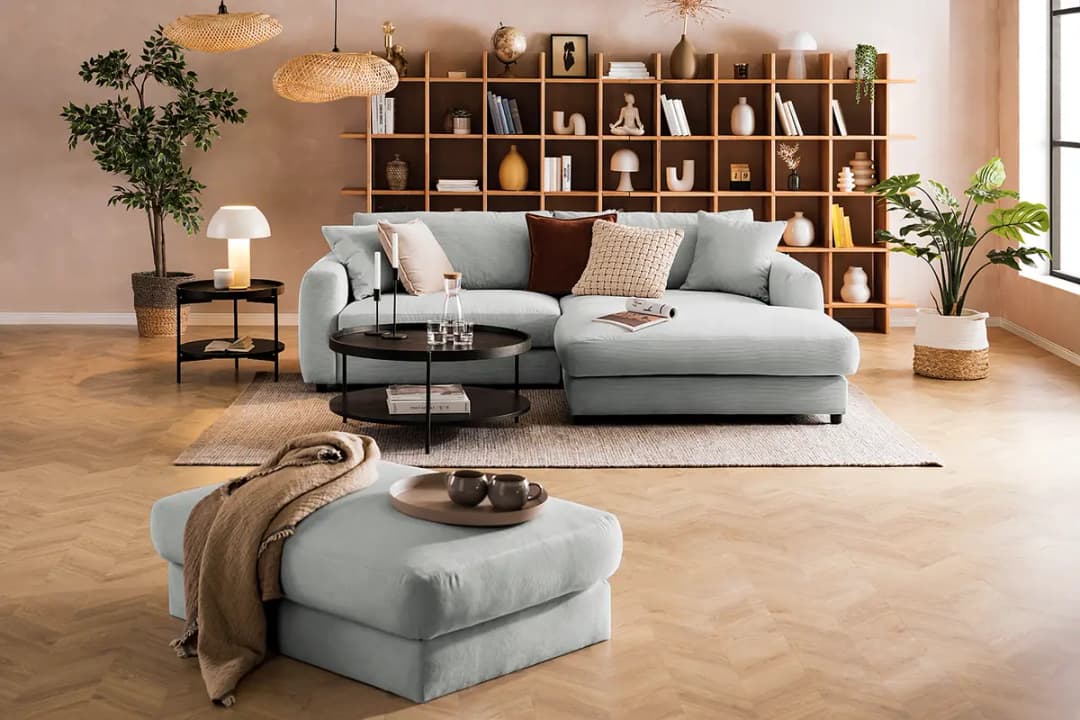 Ecksofa Snor | Grau