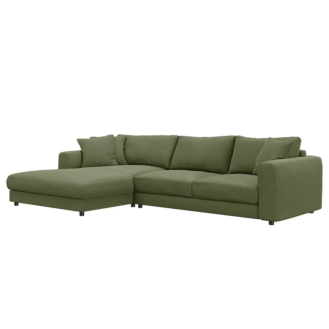 Ecksofa Snor | Grün