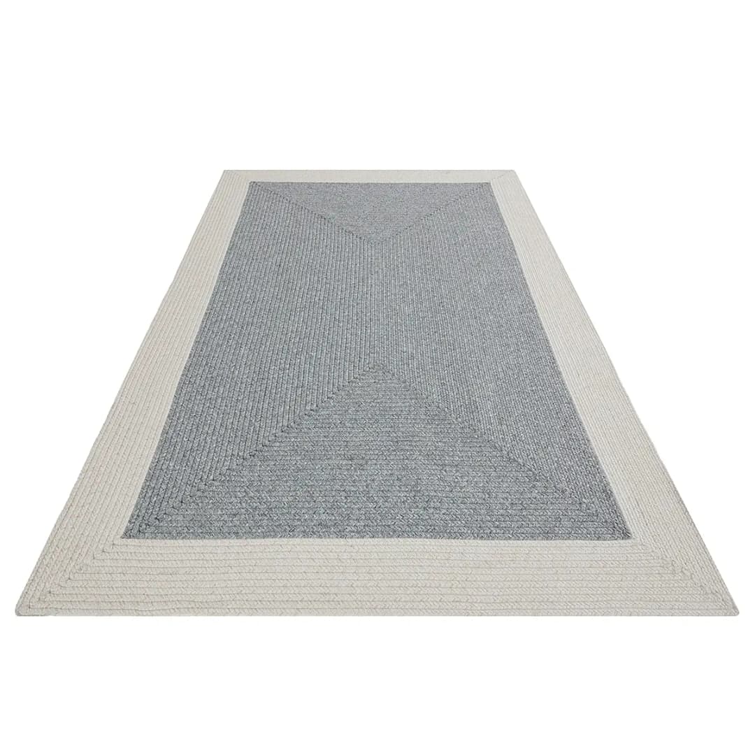 In- & Outdoorteppich Trenzado Typ E Grau/Beige Polypropylen
