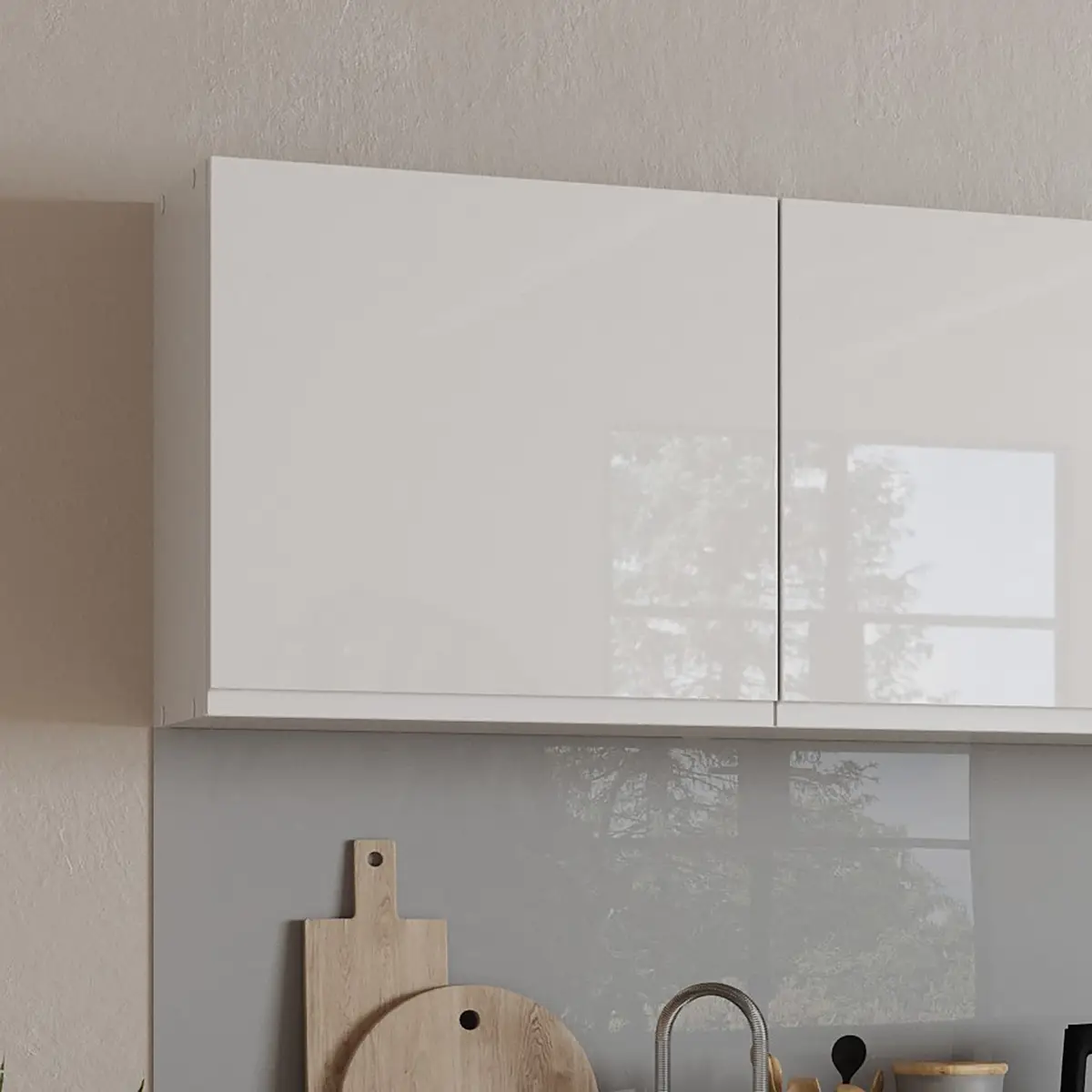 Hängeschrank Monza | Weiß